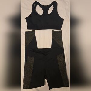 Koral Set Top/Leggins Women's Color Gol/Black